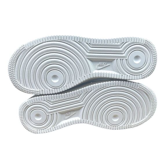 Nike Air Force 1 ‘07 ESS TRND Size 6.5 Women’s Summit White / Metallic Silver - Picture 8 of 14